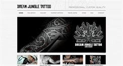 Desktop Screenshot of dreamjungletattoo.com